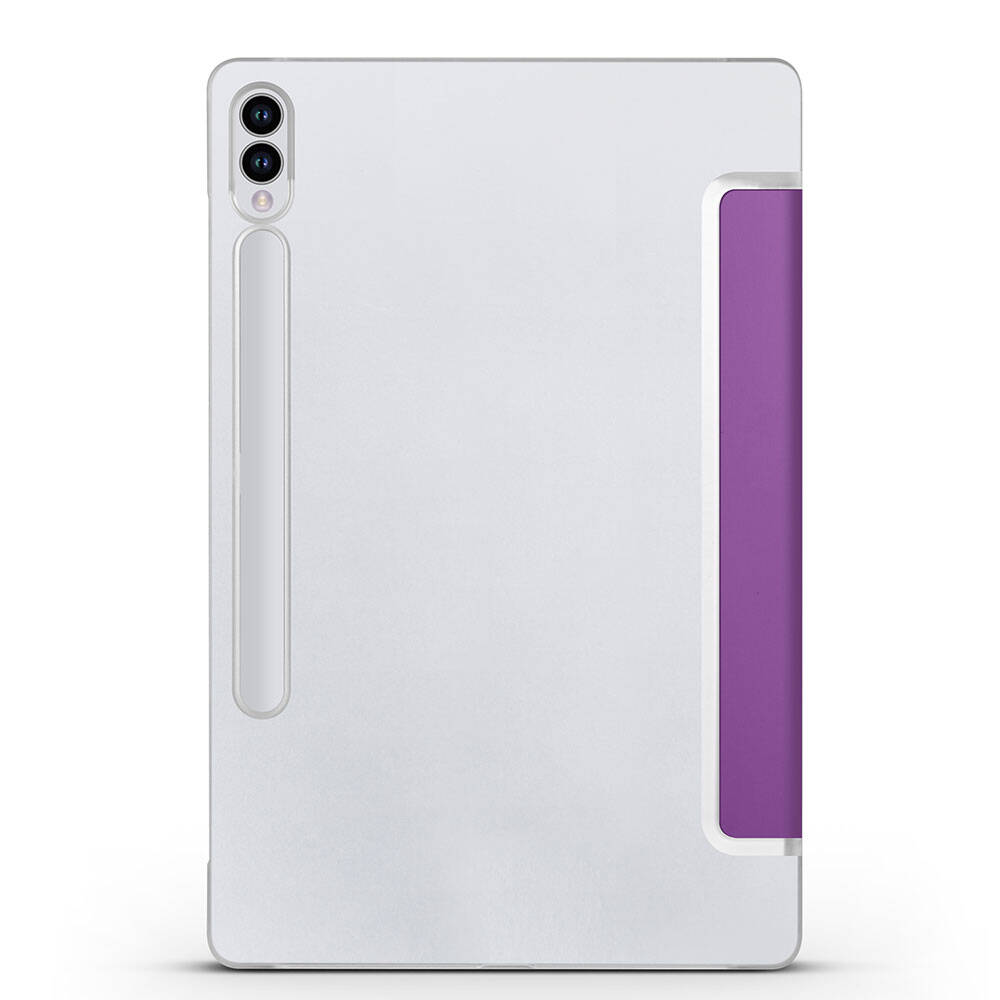 Samsung Galaxy Tab S9 FE Plus Uyumlu Zore Smart Cover Standlı 1-1 Kılıf - 5