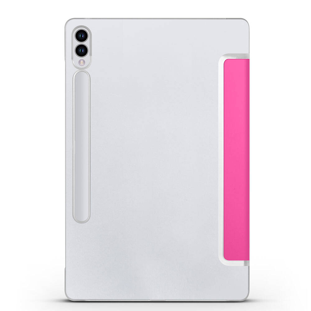 Samsung Galaxy Tab S9 FE Plus Uyumlu Zore Smart Cover Standlı 1-1 Kılıf - 6