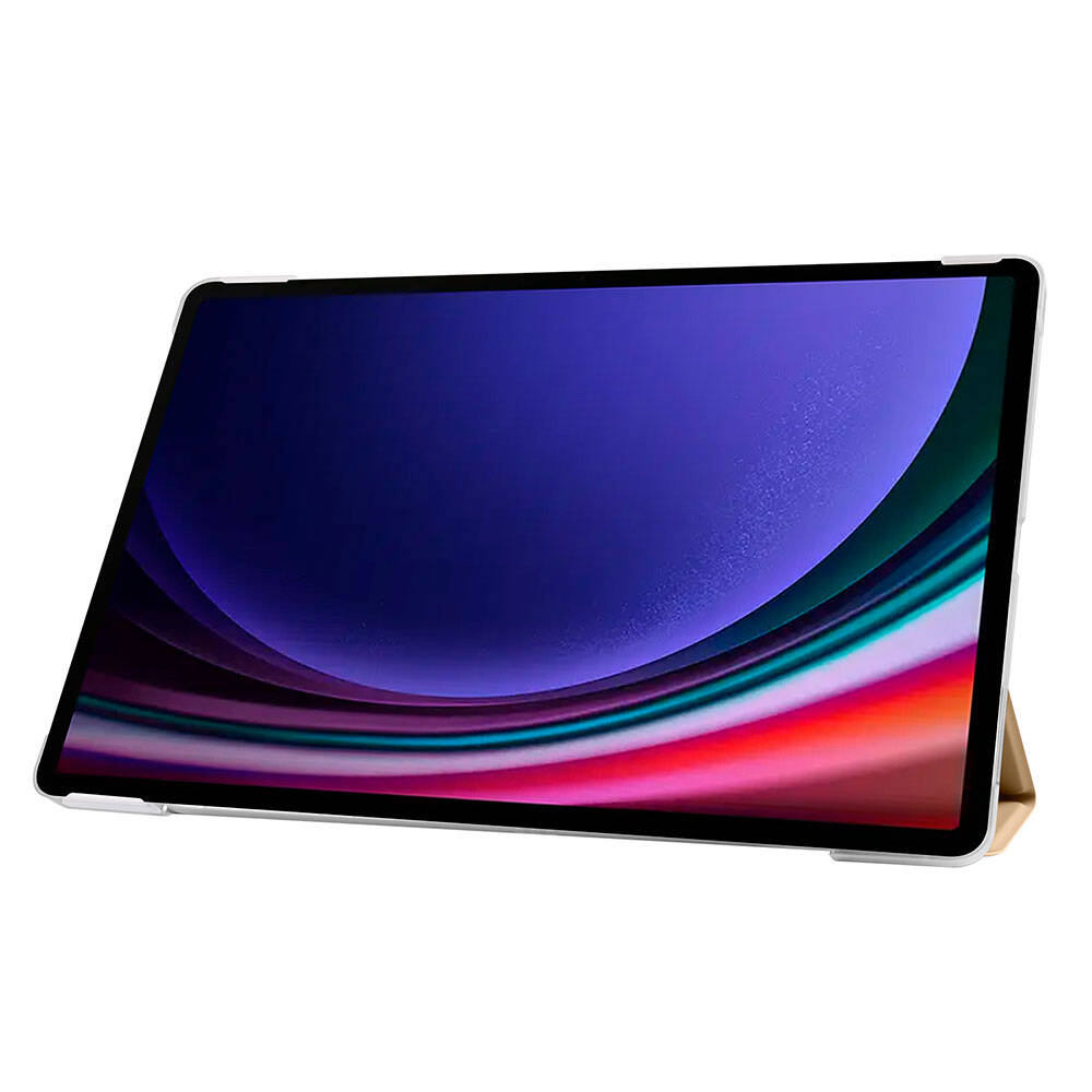 Samsung Galaxy Tab S9 FE Plus Uyumlu Zore Smart Cover Standlı 1-1 Kılıf - 12