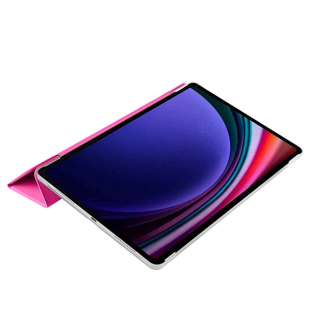 Samsung Galaxy Tab S9 FE Plus Uyumlu Zore Smart Cover Standlı 1-1 Kılıf - 18