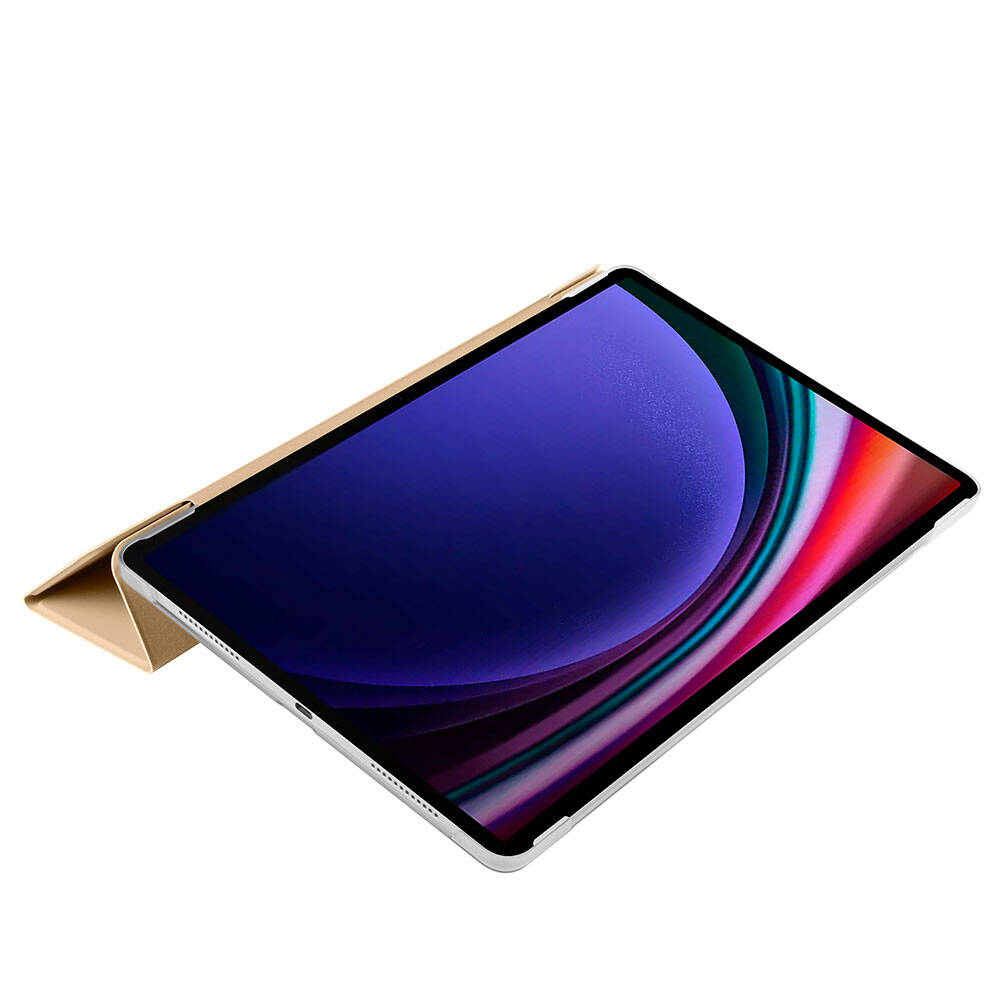 Samsung Galaxy Tab S9 FE Plus Uyumlu Zore Smart Cover Standlı 1-1 Kılıf - 19