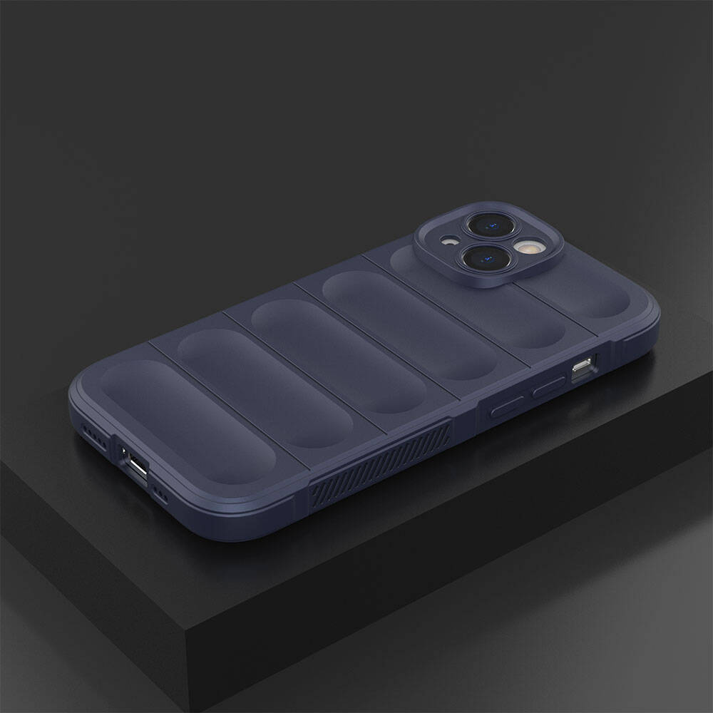 Apple iPhone 14 Uyumlu Kılıf Esnek TPU Oyuklu Arka Yüzey Tasarımlı Zore Etnik Silikon Kapak - 14