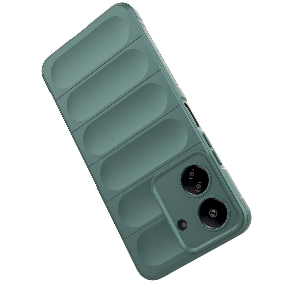 Xiaomi Redmi 13C Uyumlu Kılıf Esnek TPU Oyuklu Arka Yüzey Tasarımlı Zore Etnik Silikon Kapak - 31