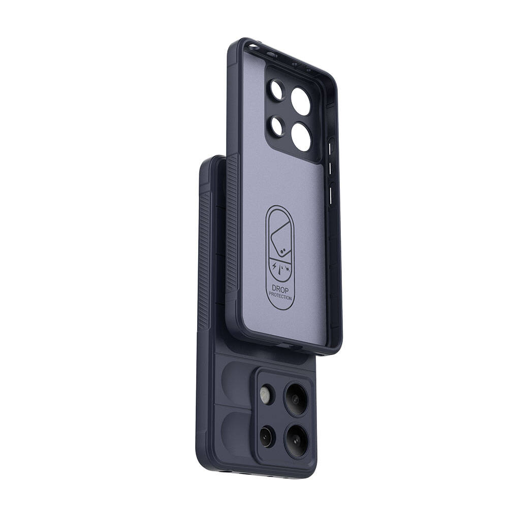 Xiaomi Redmi Note 13 4G Kılıf Esnek TPU Oyuklu Arka Yüzey Tasarımlı Zore Etnik Silikon Kapak - 10