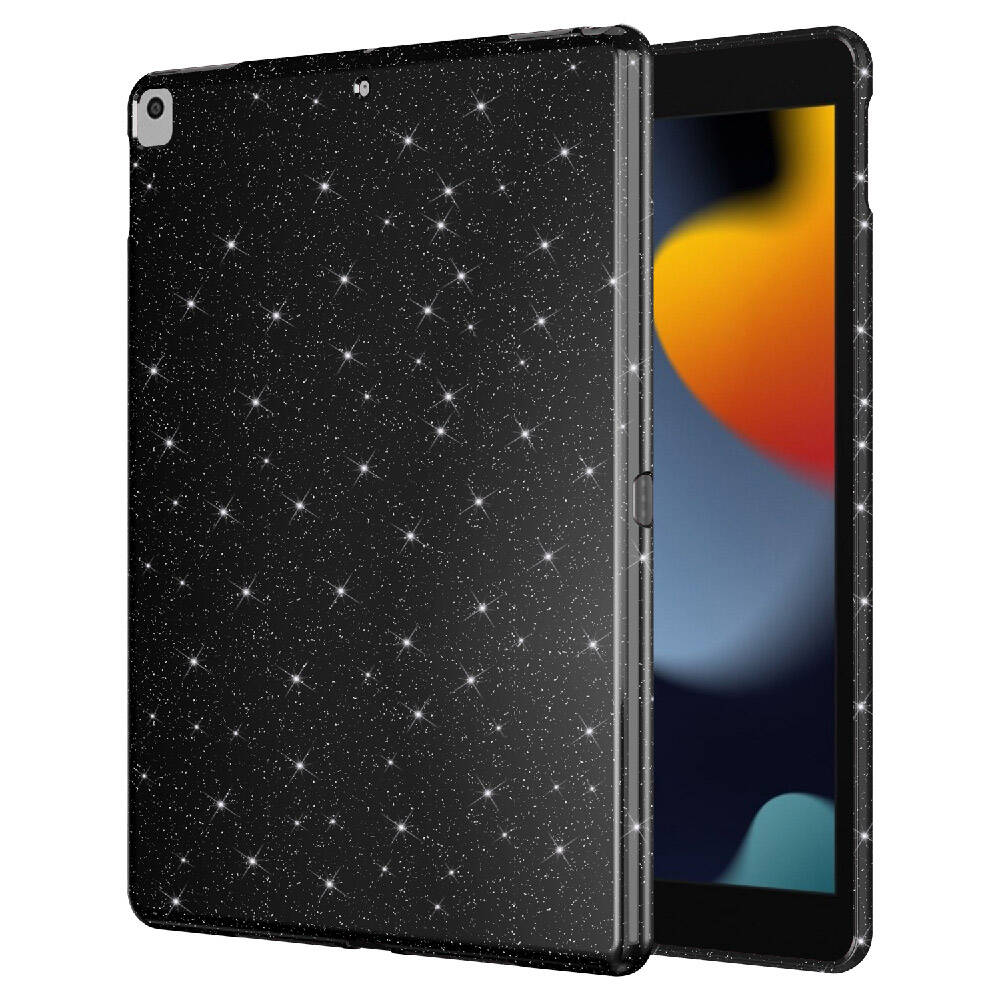 Apple iPad 10.2 Uyumlu (8 Nesil) Simli Parlak Görünümlü Zore Tablet Koton Kılıf - 2