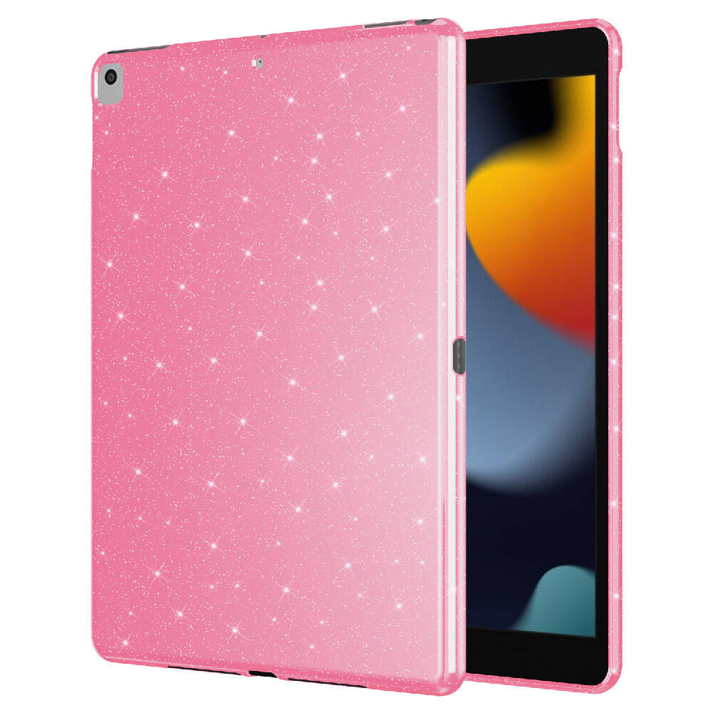Apple iPad Pro 10.5 Uyumlu (7 Nesil) Simli Parlak Görünümlü Zore Tablet Koton Kılıf - 1
