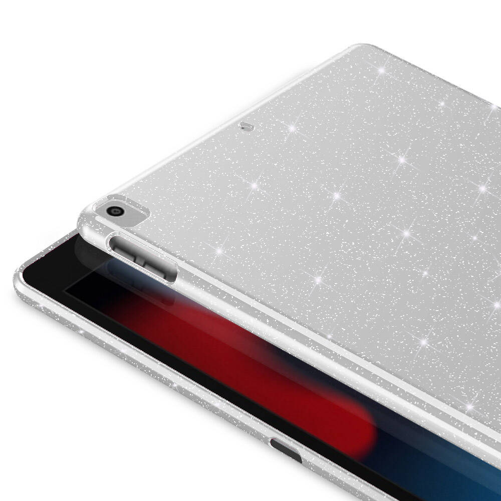 Apple iPad Pro 10.5 Uyumlu (7 Nesil) Simli Parlak Görünümlü Zore Tablet Koton Kılıf - 9