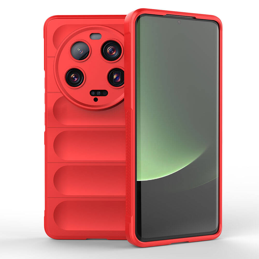 Xiaomi Mi 13 Ultra Uyumlu Kılıf Esnek TPU Oyuklu Arka Yüzey Tasarımlı Zore Etnik Silikon Kapak - 21