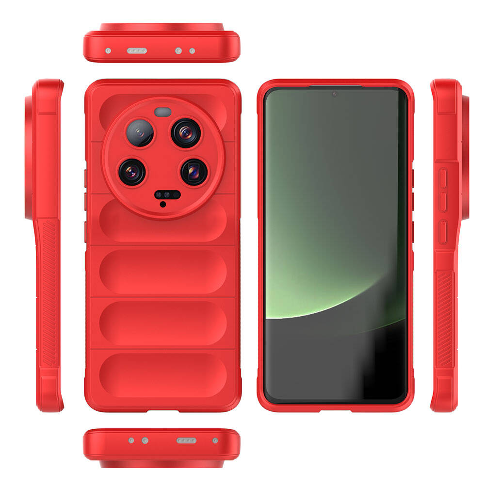 Xiaomi Mi 13 Ultra Uyumlu Kılıf Esnek TPU Oyuklu Arka Yüzey Tasarımlı Zore Etnik Silikon Kapak - 23