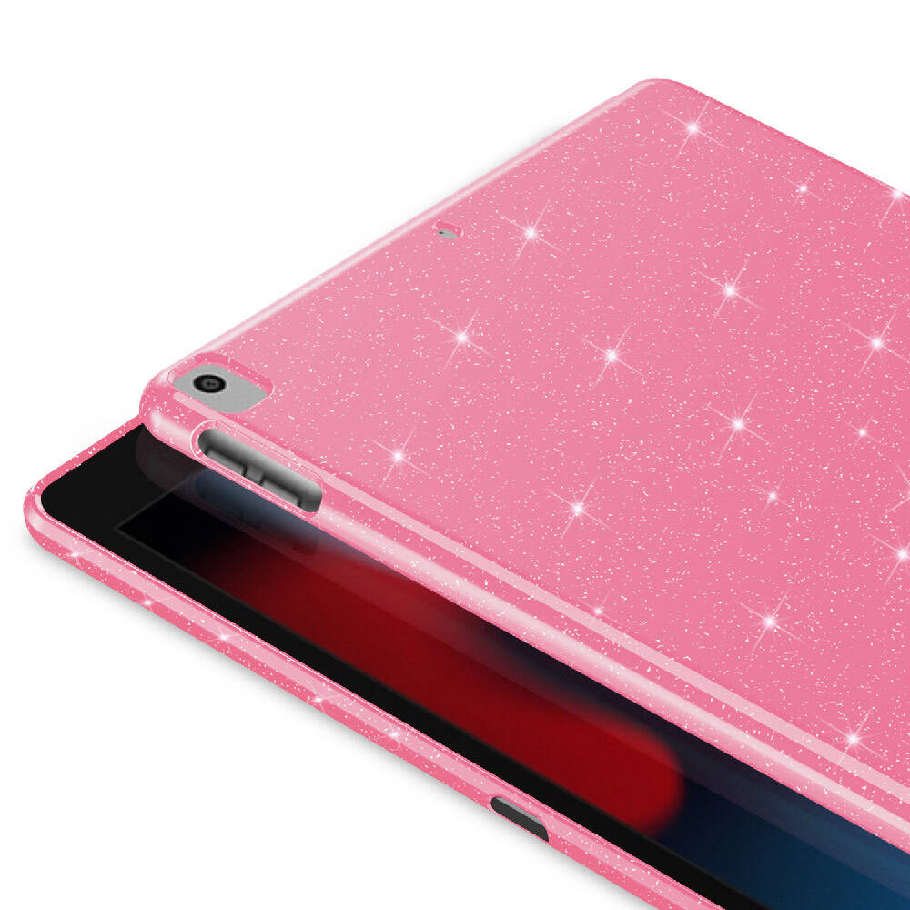 Apple iPad 10.2 2021 (9.Nesil) Uyumlu Simli Parlak Görünümlü Zore Tablet Koton Kılıf - 6