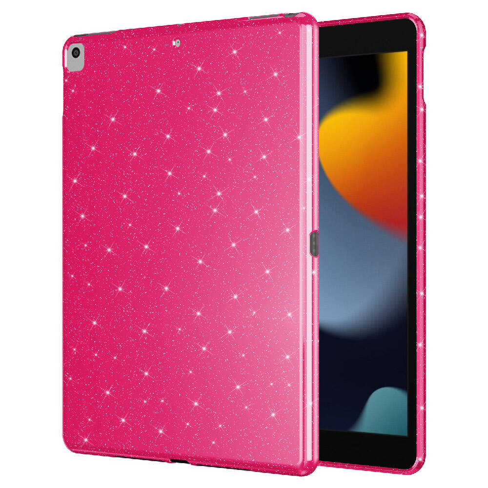 Apple iPad 10.2 2021 (9.Nesil) Uyumlu Simli Parlak Görünümlü Zore Tablet Koton Kılıf - 7