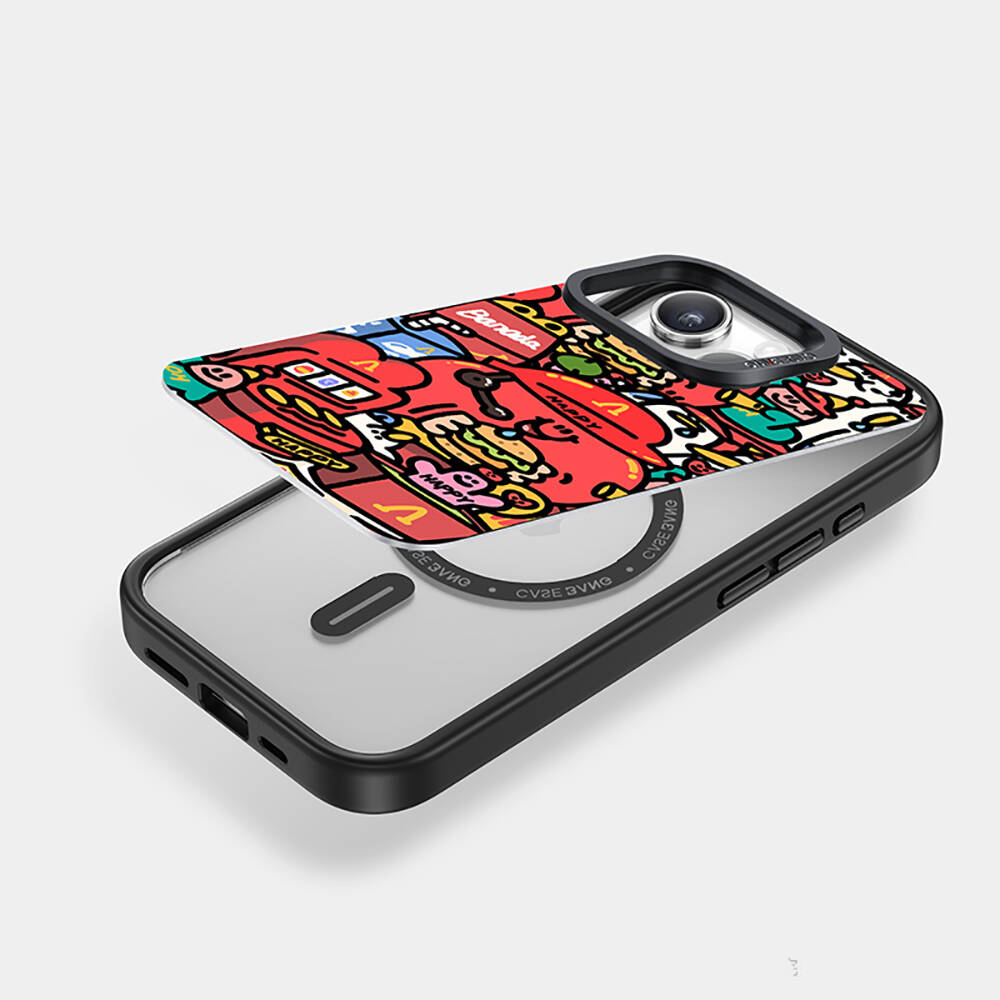 Apple iPhone 14 Pro Uyumlu M-safe Şarj Özellikli Casebang Ahhey Serisi Arka Panel - 8