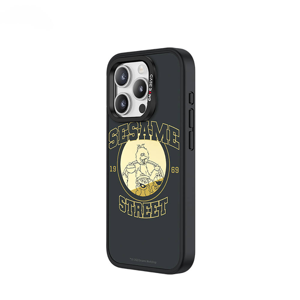 Apple iPhone 15 Pro Uyumlu M-safe Şarj Özellikli Casebang Sesame Street Serisi Mıknatıslı Arka Panel - 2