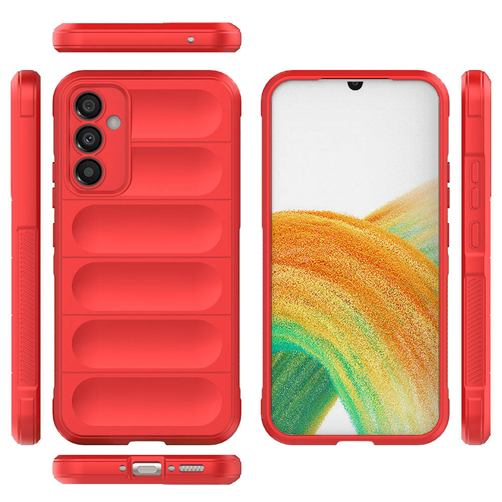 Samsung Galaxy A34 Uyumlu Kılıf Esnek TPU Oyuklu Arka Yüzey Tasarımlı Zore Etnik Silikon Kapak - 2