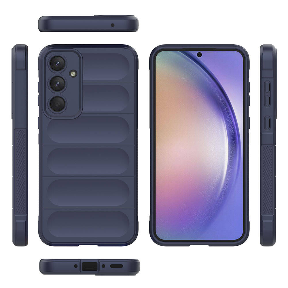 Samsung Galaxy A35 Uyumlu Kılıf Esnek TPU Oyuklu Arka Yüzey Tasarımlı Zore Etnik Silikon Kapak - 10