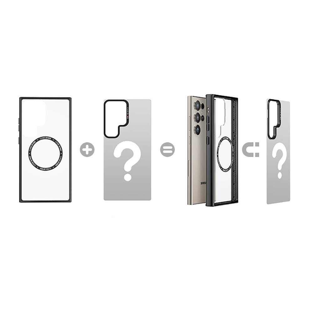 Samsung Galaxy S24 Ultra Uyumlu M-safe Şarj Özellikli Casebang Chill Out Serisi Mıknatıslı Arka Panel - 4