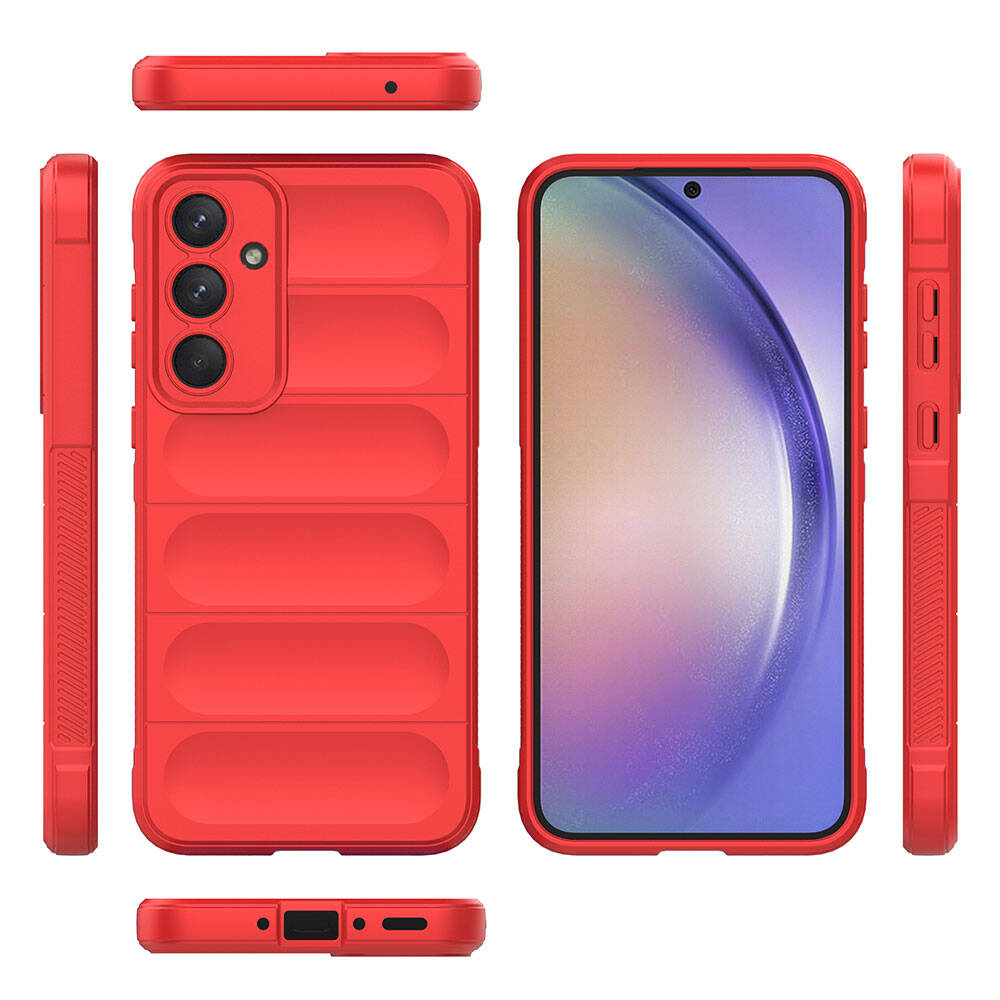 Samsung Galaxy A35 Uyumlu Kılıf Esnek TPU Oyuklu Arka Yüzey Tasarımlı Zore Etnik Silikon Kapak - 12