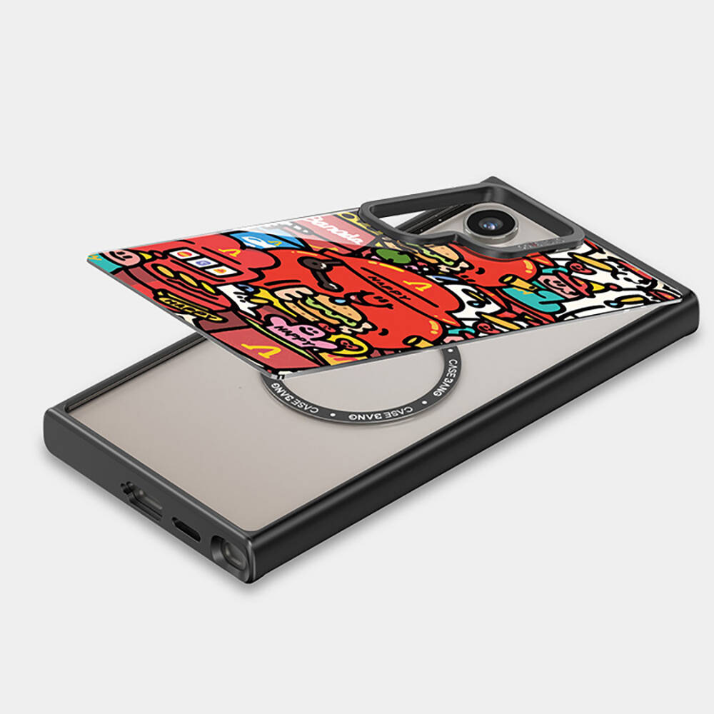 Samsung Galaxy S24 Uyumlu M-safe Şarj Özellikli Casebang Ahhey Serisi Arka Panel - 8