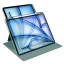 Apple iPad Air 13 2024 Uyumlu Kılıf Zore Termik Kalem Bölmeli Dönebilen Standlı Kılıf - 5
