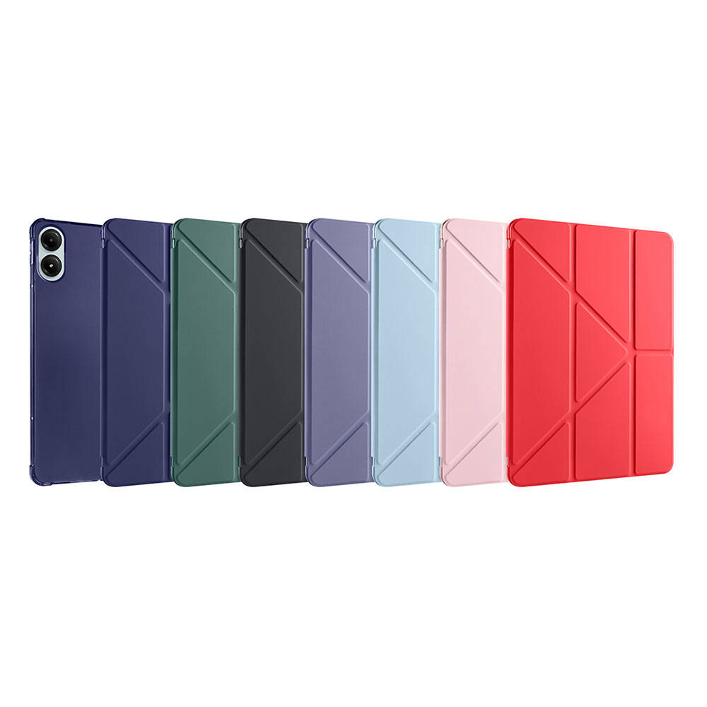 Xiaomi Poco Pad Uyumlu Kılıf Zore Tri Folding Kalem Bölmeli Standlı Kılıf - 6