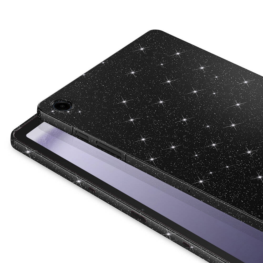 Samsung Galaxy Tab S9 FE Uyumlu Simli Parlak Görünümlü Zore Tablet Koton Kılıf - 11