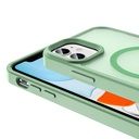 Apple iPhone 12 Uyumlu Kılıf Magsafe Şarj Özellikli Mat Arka Yüzey Zore Sio Kapak - 11
