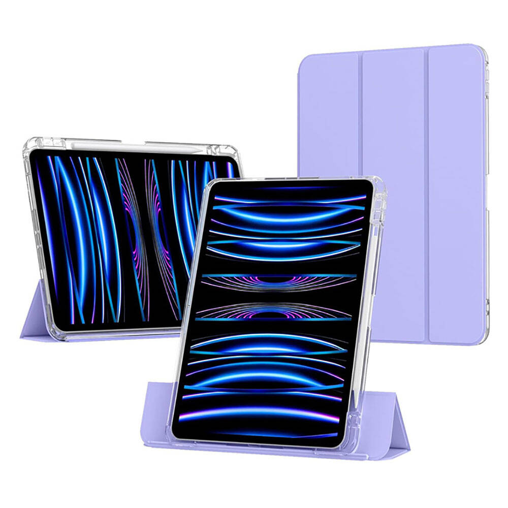 ​Apple iPad Air 11 2024 Uyumlu Kılıf Magnetik Ayrılabilen Airbagli Zore Sliding Tablet Kılıfı - 3