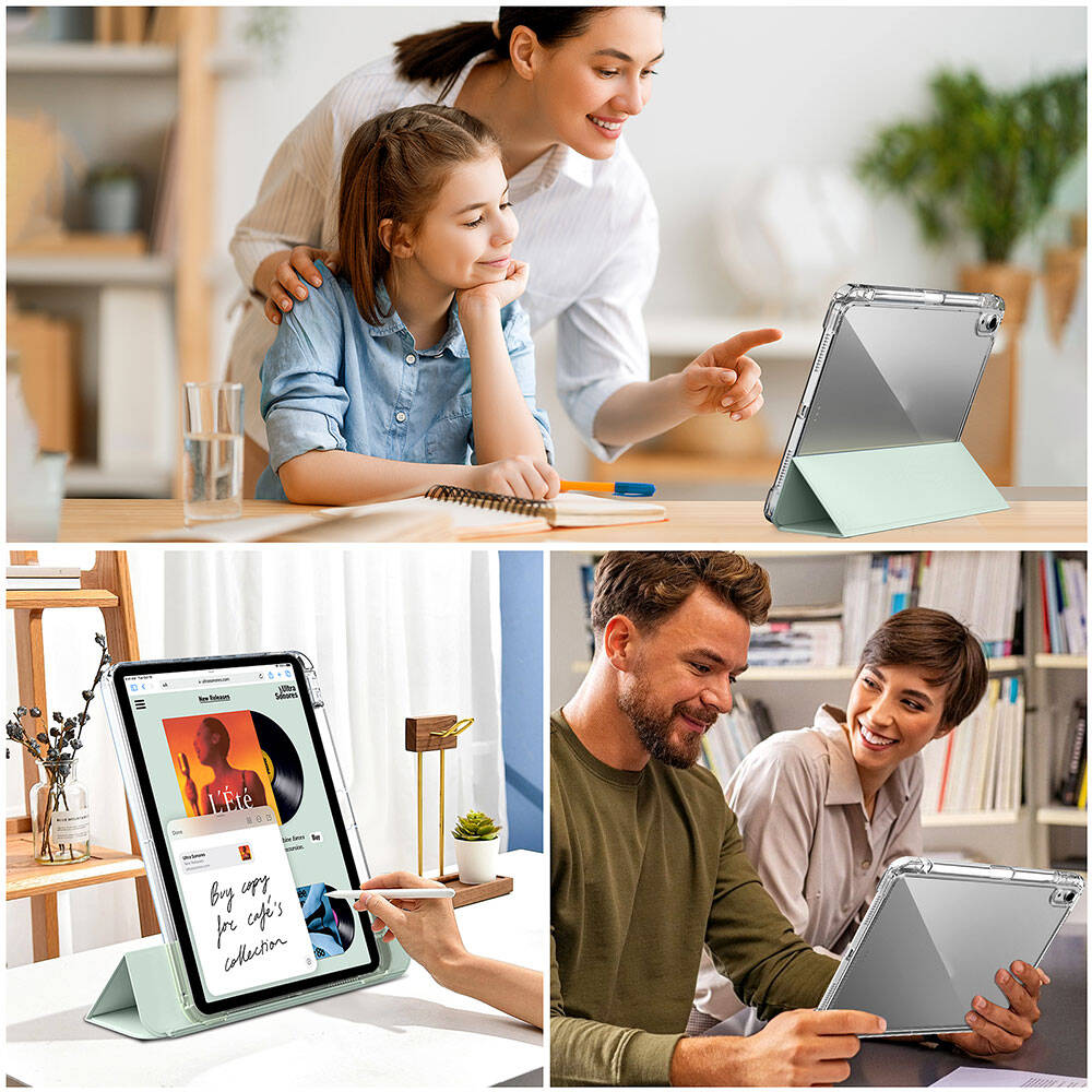​Apple iPad Air 11 2024 Uyumlu Kılıf Magnetik Ayrılabilen Airbagli Zore Sliding Tablet Kılıfı - 16