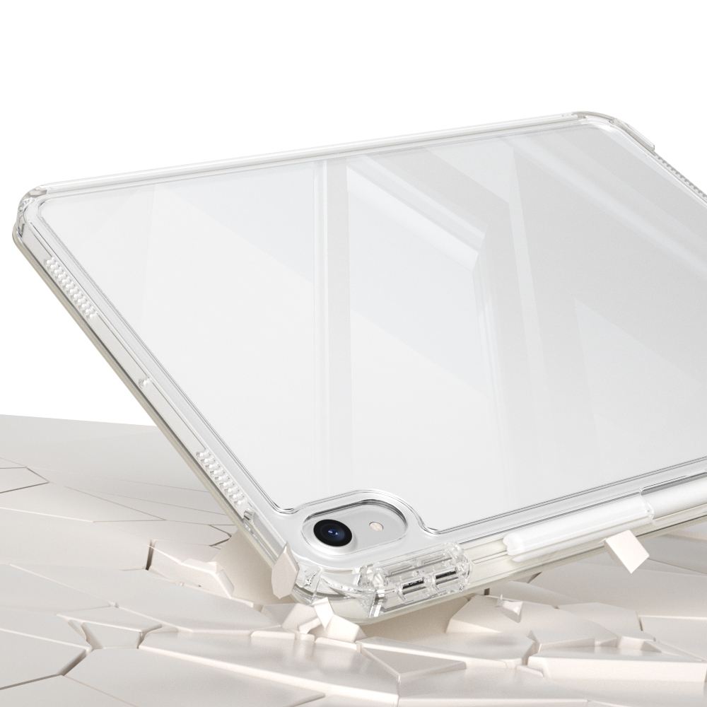 ​Apple iPad Air 11 2024 Uyumlu Kılıf Magnetik Ayrılabilen Airbagli Zore Sliding Tablet Kılıfı - 19