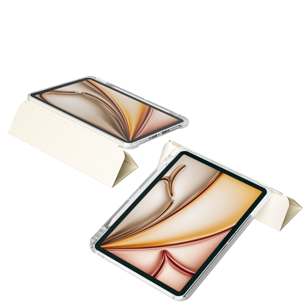 ​Apple iPad Air 11 2024 Uyumlu Kılıf Magnetik Ayrılabilen Airbagli Zore Sliding Tablet Kılıfı - 27