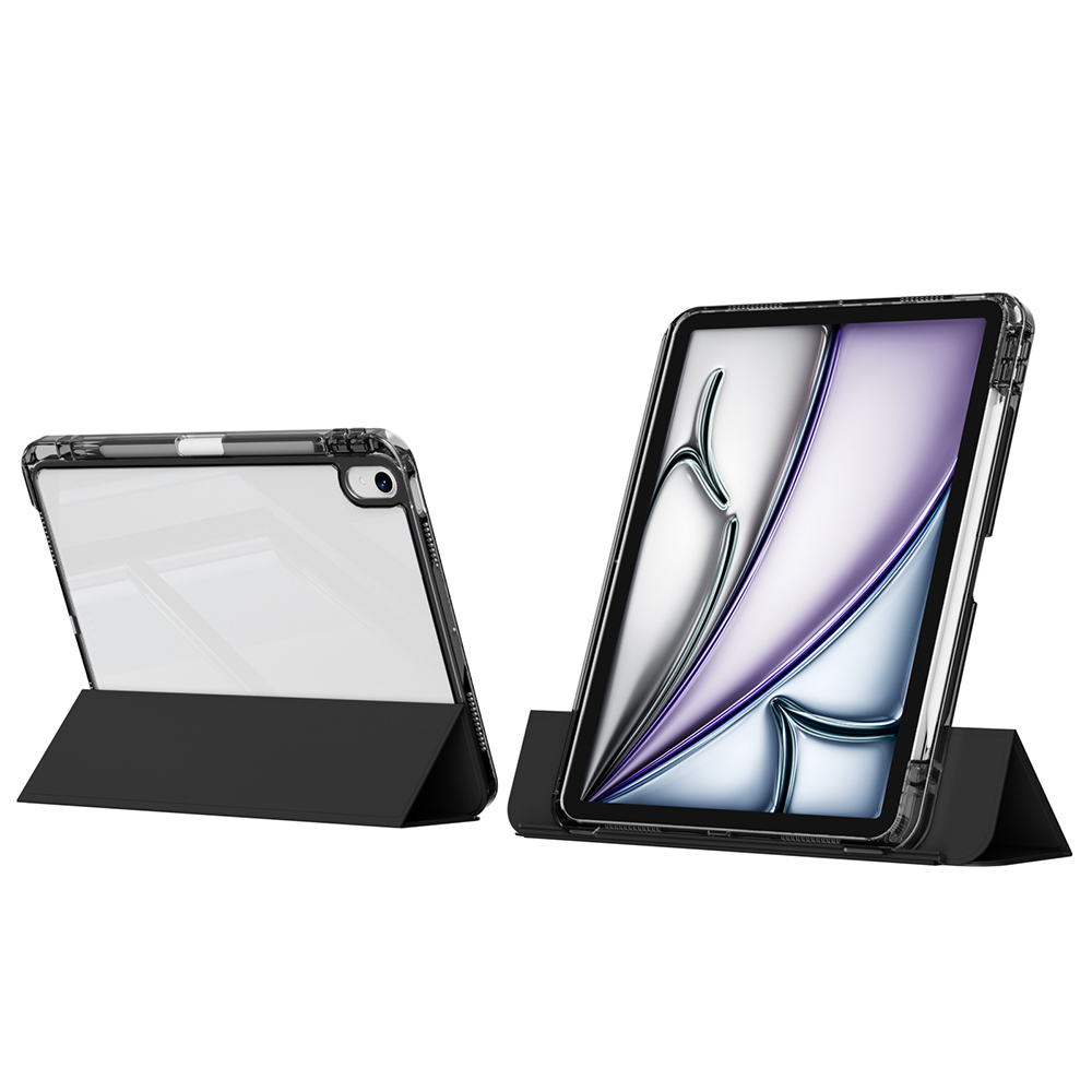 ​Apple iPad Air 11 2024 Uyumlu Kılıf Magnetik Ayrılabilen Airbagli Zore Sliding Tablet Kılıfı - 28