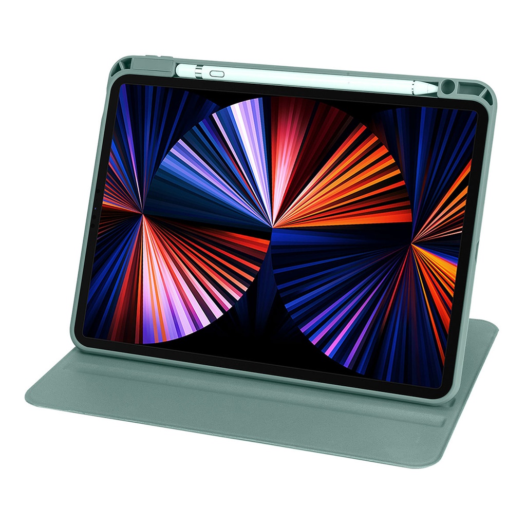 Apple iPad Air 11 2024 Uyumlu Kılıf Zore Termik Kalem Bölmeli Dönebilen Standlı Kılıf - 1