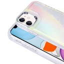 Apple iPhone 12 Uyumlu Kılıf Airbagli Renkli Arka Yüzey Boncuk Tasarımlı Zore Kumul Kapak - 5