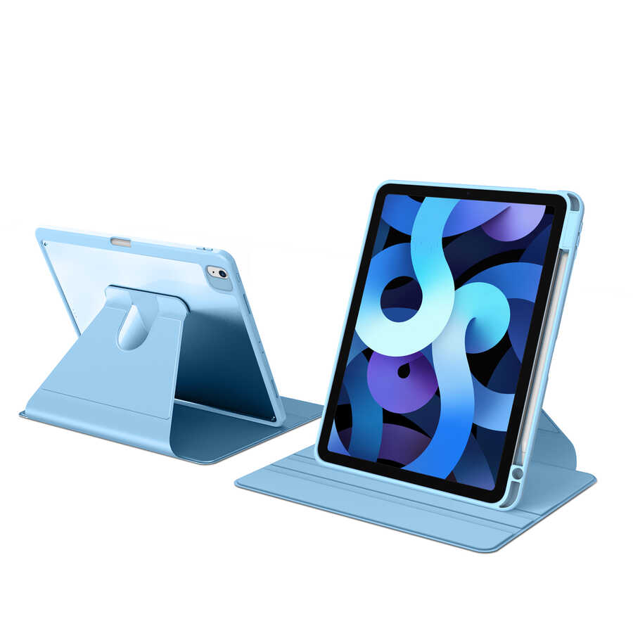 Apple iPad Air 11 2024 Uyumlu Kılıf Zore Nayn Dönebilen Standlı Kılıf - 1