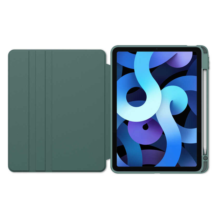 Apple iPad Air 11 2024 Uyumlu Kılıf Zore Nayn Dönebilen Standlı Kılıf - 10