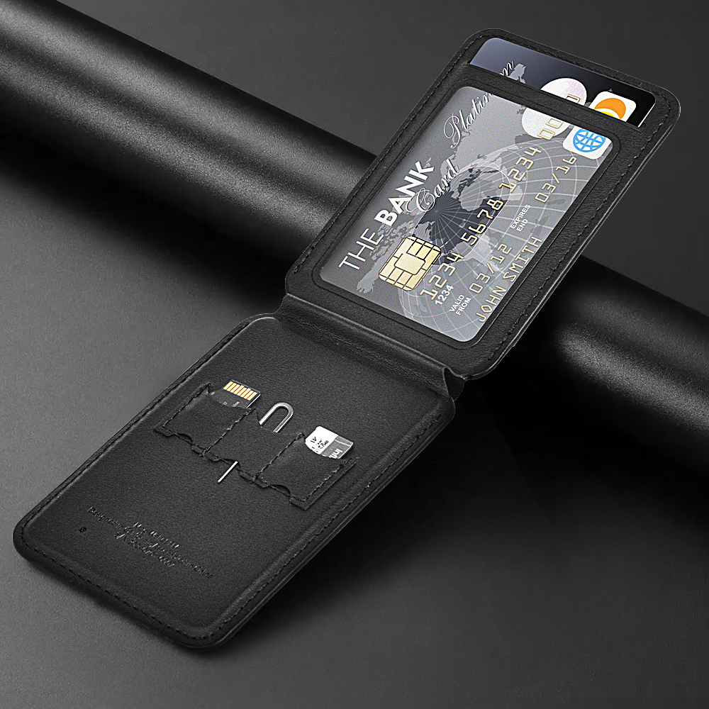 Wiwu MW-005 Magnetik Standlı Kartlık Qi Kablosuz Şarj Uyumlu FindMy Özellikli Mag Wallet - 13