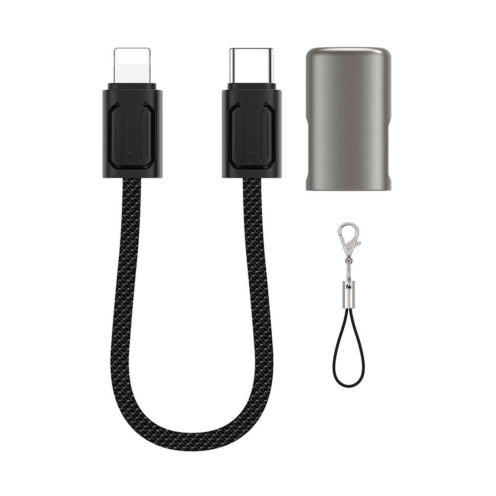 Wiwu Wi-C040 Concise Serisi Type-C to Lightning Hızlı Şarj Özellikli Data ve Şarj Kablosu 30W 15cm - 2
