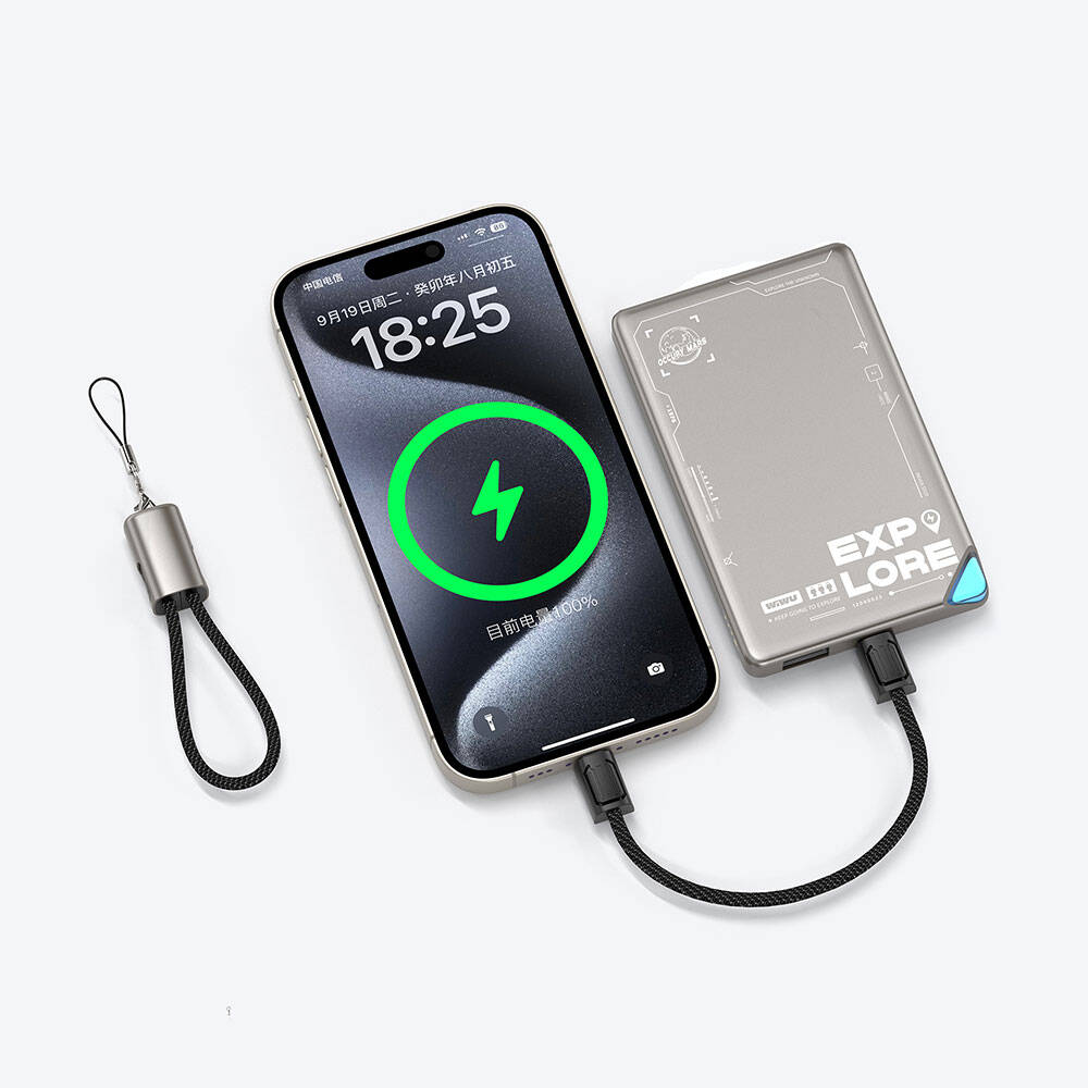 Wiwu Wi-C040 Concise Serisi Type-C to Lightning Hızlı Şarj Özellikli Data ve Şarj Kablosu 30W 15cm - 3