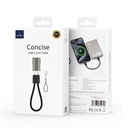 Wiwu Wi-C040 Concise Serisi Type-C to Lightning Hızlı Şarj Özellikli Data ve Şarj Kablosu 30W 15cm - 4