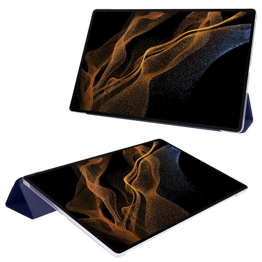 Samsung Galaxy Tab S10 Plus Uyumlu Zore Smart Cover Standlı 1-1 Kılıf - 3