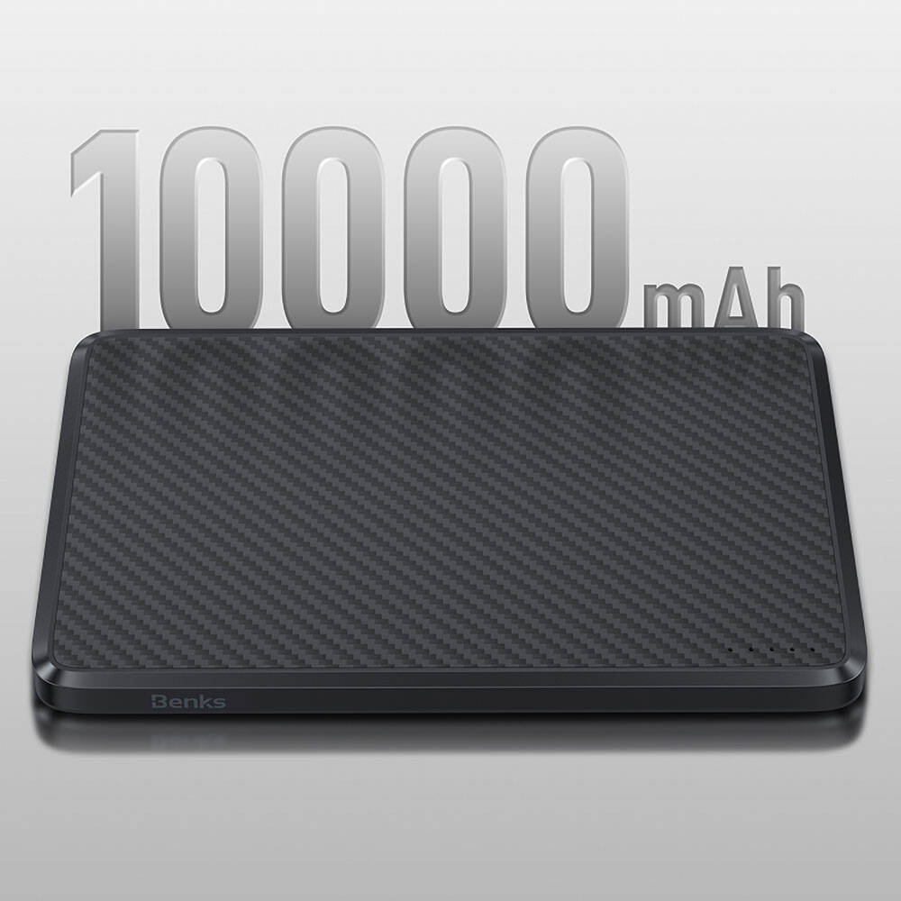 Benks MP16 ArmorGo Magsafe Şarj Özellikli 600D Aramid Fiber Powerbank 15W 10000mAh - 3