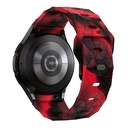 Galaxy Waych 5 44mm Zore KRD-116 20mm Futbol Desenli Spor Tasarımlı Silikon Kordon - 7