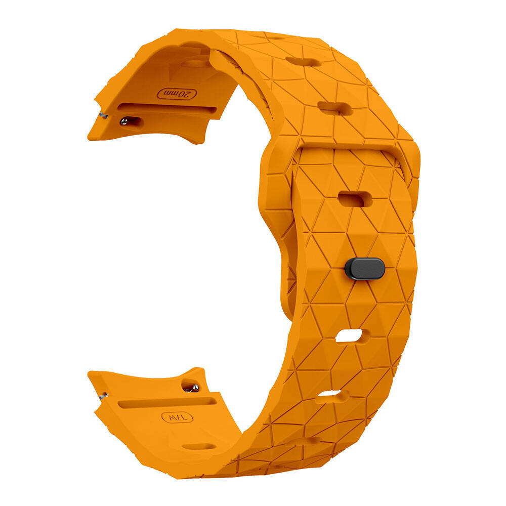 Galaxy Waych 5 44mm Zore KRD-116 20mm Futbol Desenli Spor Tasarımlı Silikon Kordon - 12