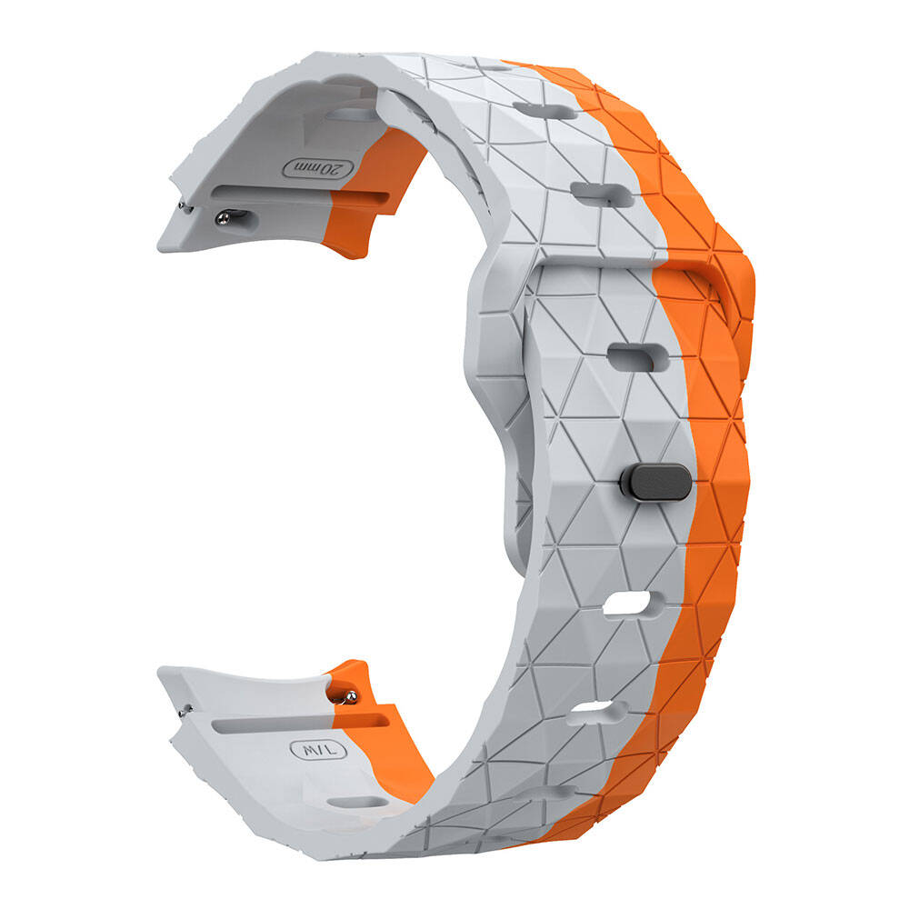 Galaxy Waych 5 44mm Zore KRD-116 20mm Futbol Desenli Spor Tasarımlı Silikon Kordon - 18