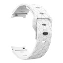 Galaxy Waych 5 44mm Zore KRD-116 20mm Futbol Desenli Spor Tasarımlı Silikon Kordon - 27