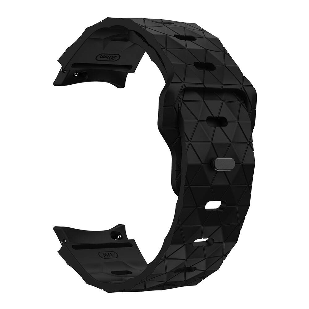 Galaxy Waych 5 44mm Zore KRD-116 20mm Futbol Desenli Spor Tasarımlı Silikon Kordon - 35