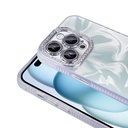 Apple iPhone 15 Pro Uyumlu Kılıf Airbagli Parlak Taş Detay Tasarımlı Zore Esila Kapak - 3