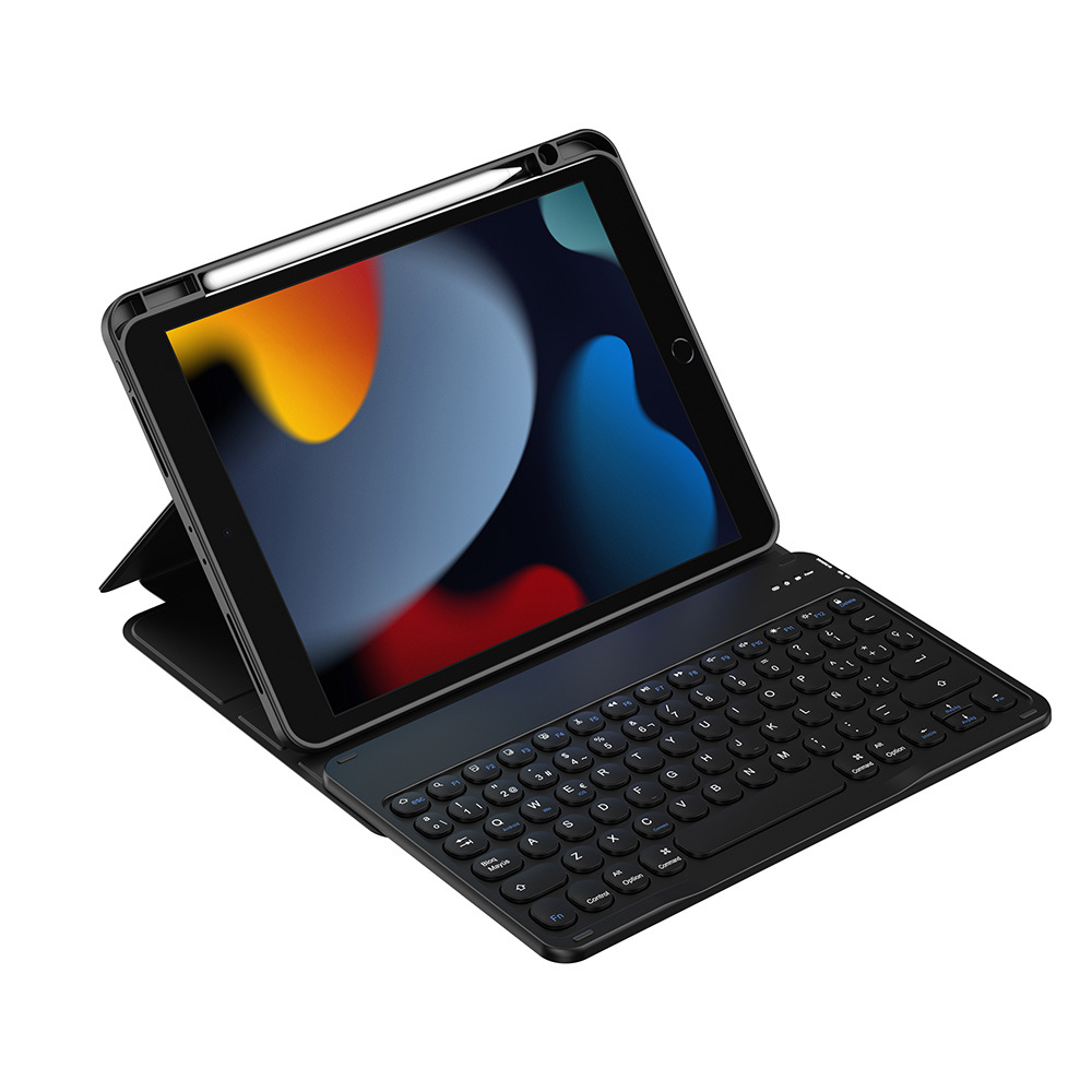 Apple iPad Pro 10.5 (7.Nesil) Uyumlu Wiwu Protective Gizli Kalem Bölmeli Klavyeli Kılıf - 1