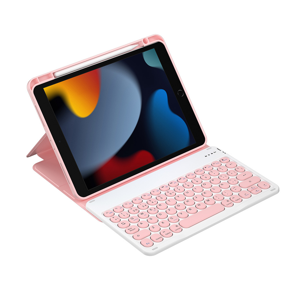 Apple iPad Pro 10.5 (7.Nesil) Uyumlu Wiwu Protective Gizli Kalem Bölmeli Klavyeli Kılıf - 11