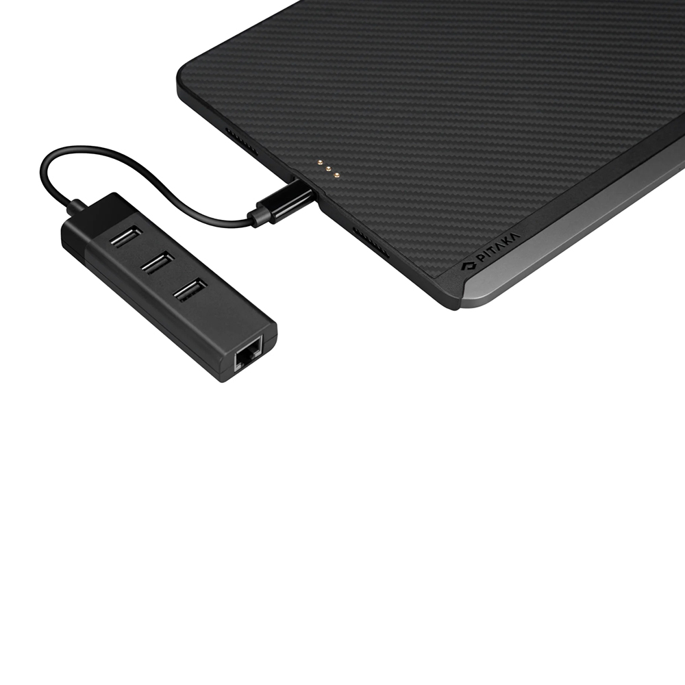 Apple iPad Pro 11 2020 (2.Nesil) Uyumlu Kılıf Aramid Fiber Pitaka Ultra-Slim Classic Serisi Tablet Kapak - 5